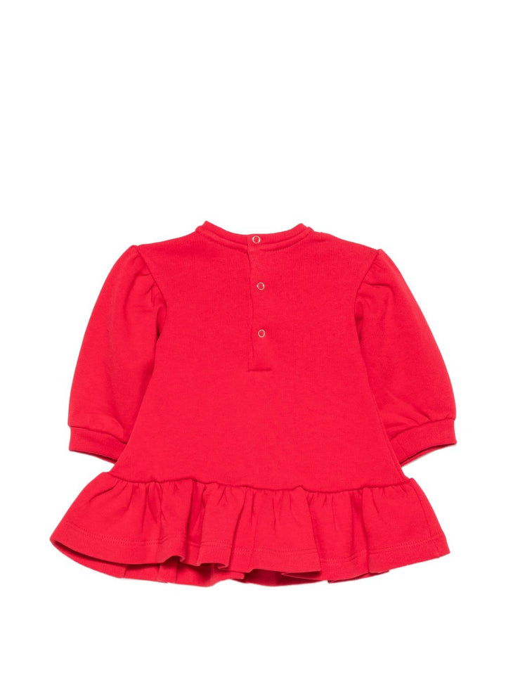 Abito rosso per neonata ENAB0790FF002 3038 Elisabetta Franchi Kids 
