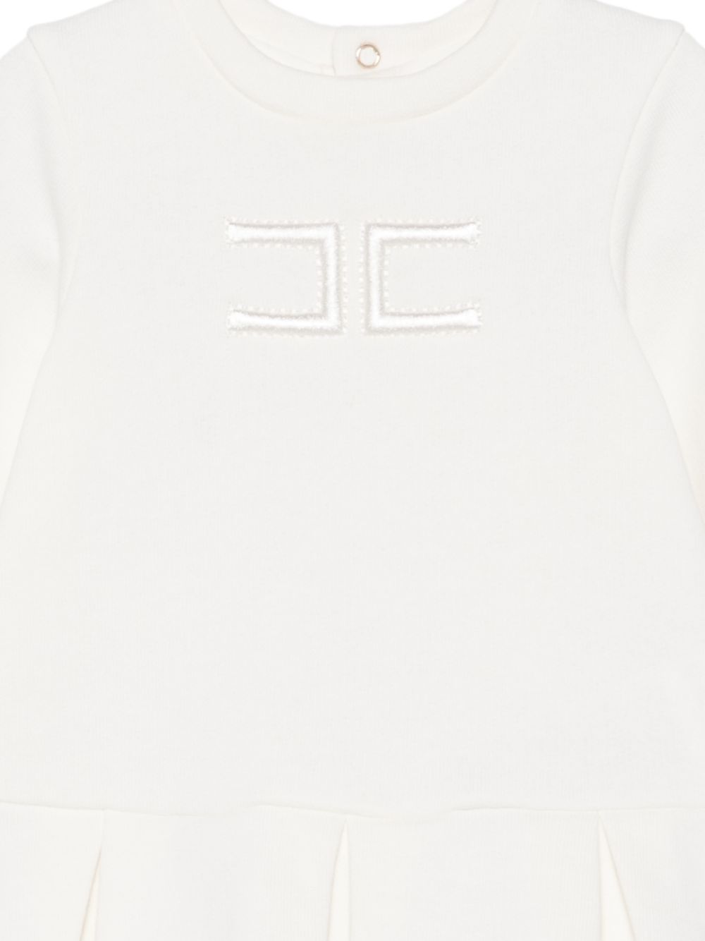 Abito avorio per neonata ENAB0800FF002 0004 Elisabetta Franchi Kids 