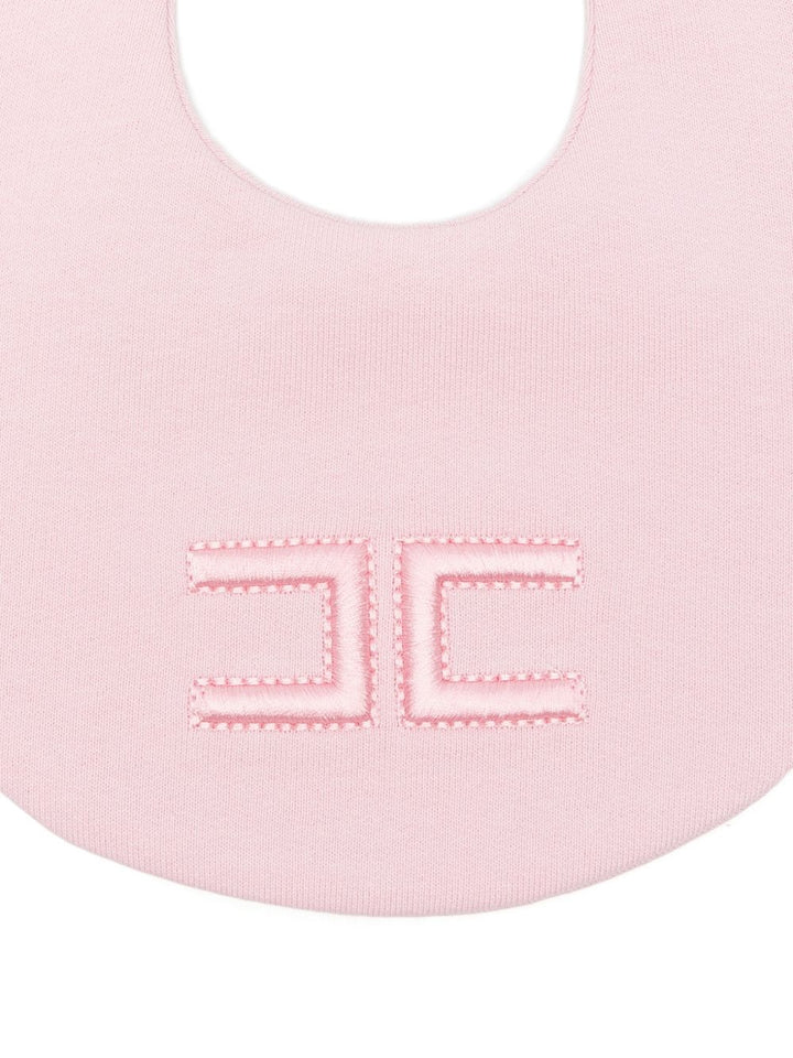 Bavaglio rosa per neonata ENBA0710FF002 C070 Elisabetta Franchi Kids 