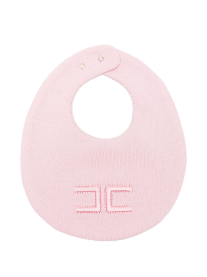 Bavaglio rosa per neonata ENBA0710FF002 C070 Elisabetta Franchi Kids 