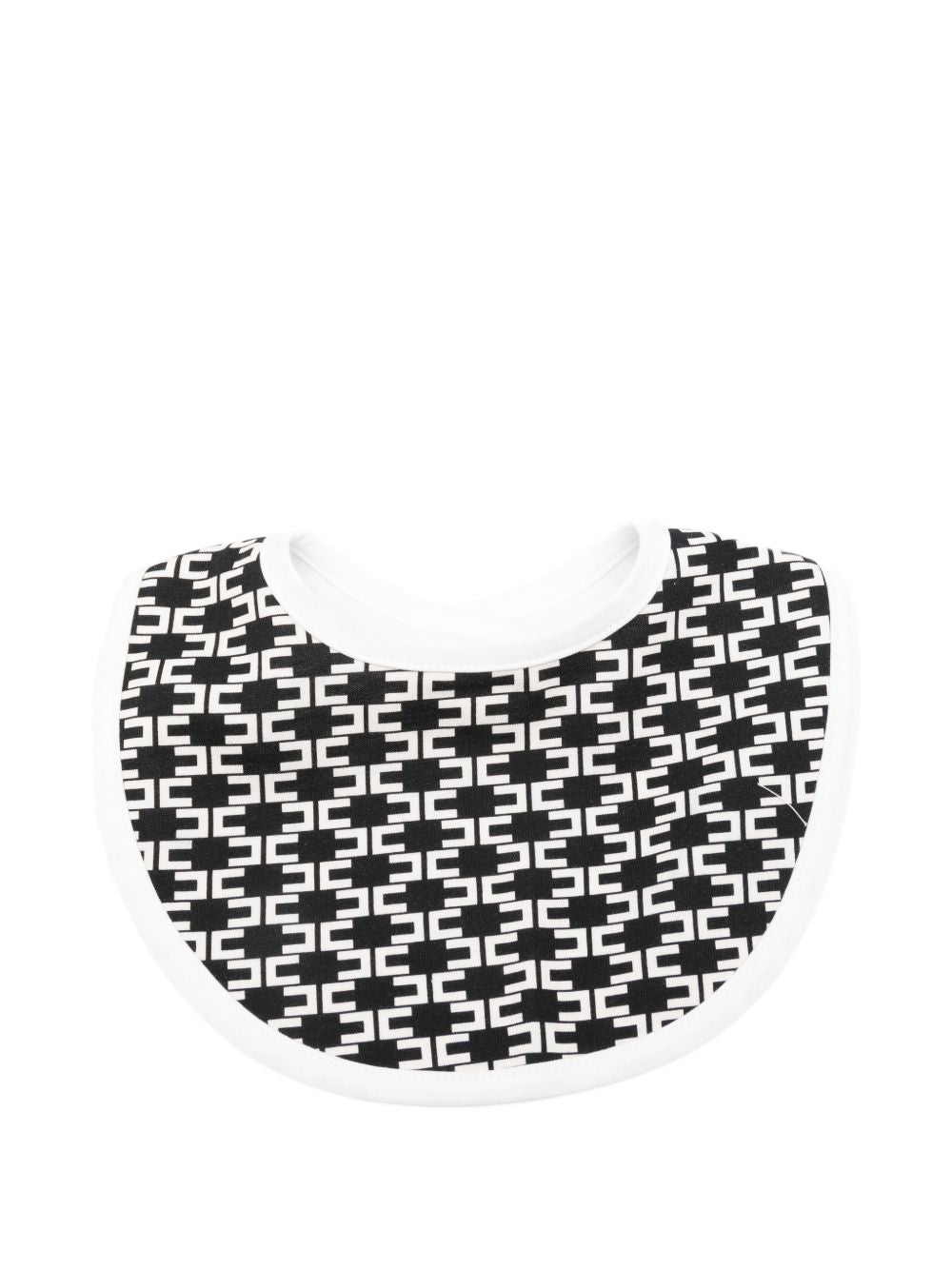Bavaglio nero/bianco per neonata ENBA0740JF054 D772 Elisabetta Franchi Kids 
