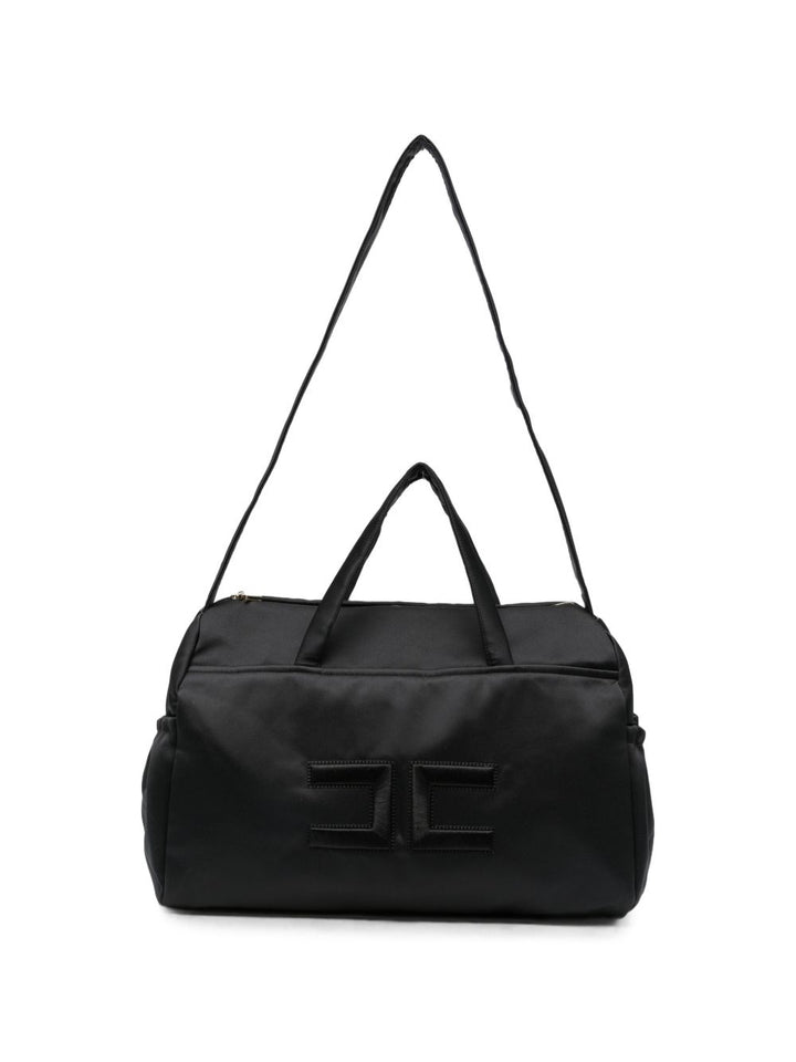 Borsa mamma nera ENBO0290RA016 N000 Elisabetta Franchi Kids 