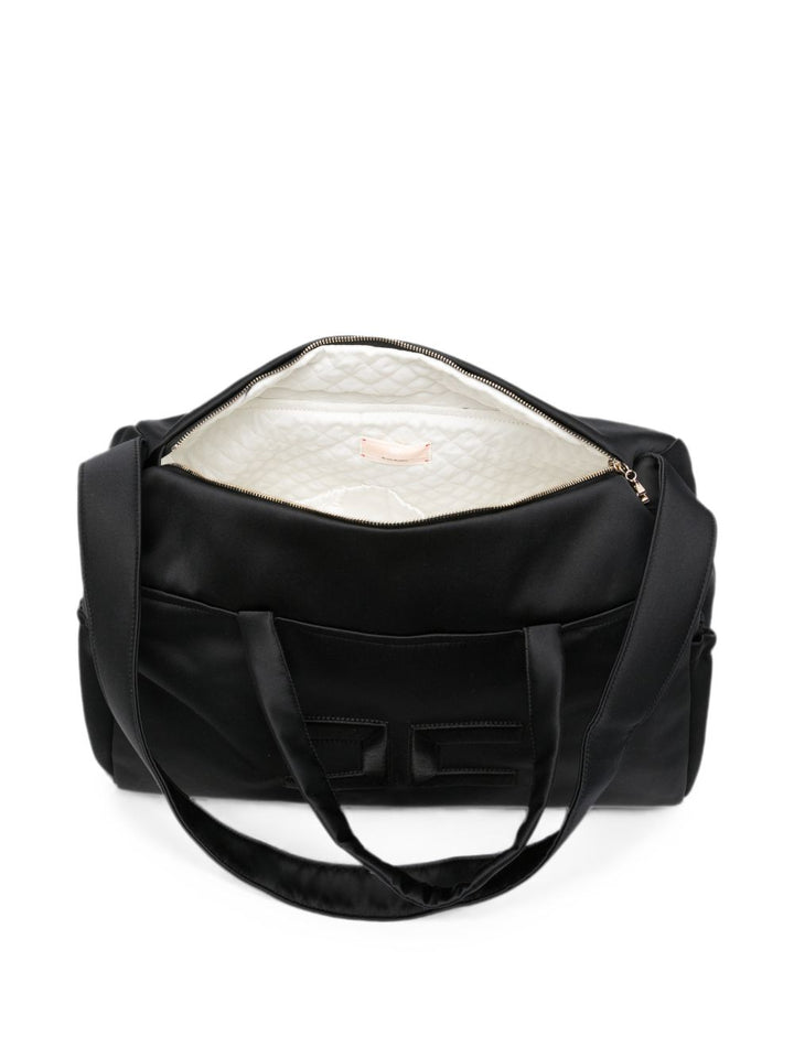 Borsa mamma nera ENBO0290RA016 N000 Elisabetta Franchi Kids 