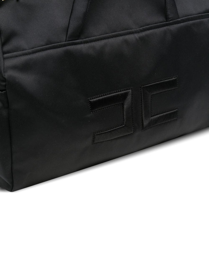 Borsa mamma nera ENBO0290RA016 N000 Elisabetta Franchi Kids 