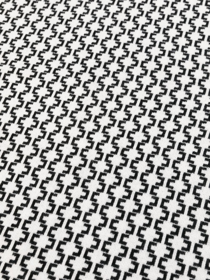 Coperta nera/bianca per neonata ENCO088CFL139 D776 Elisabetta Franchi Kids 
