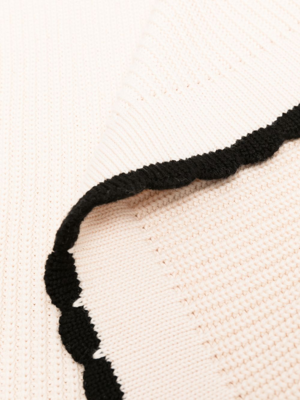 Coperta burro/nero per neonato ENCO095CFL001 0188 Elisabetta Franchi Kids 