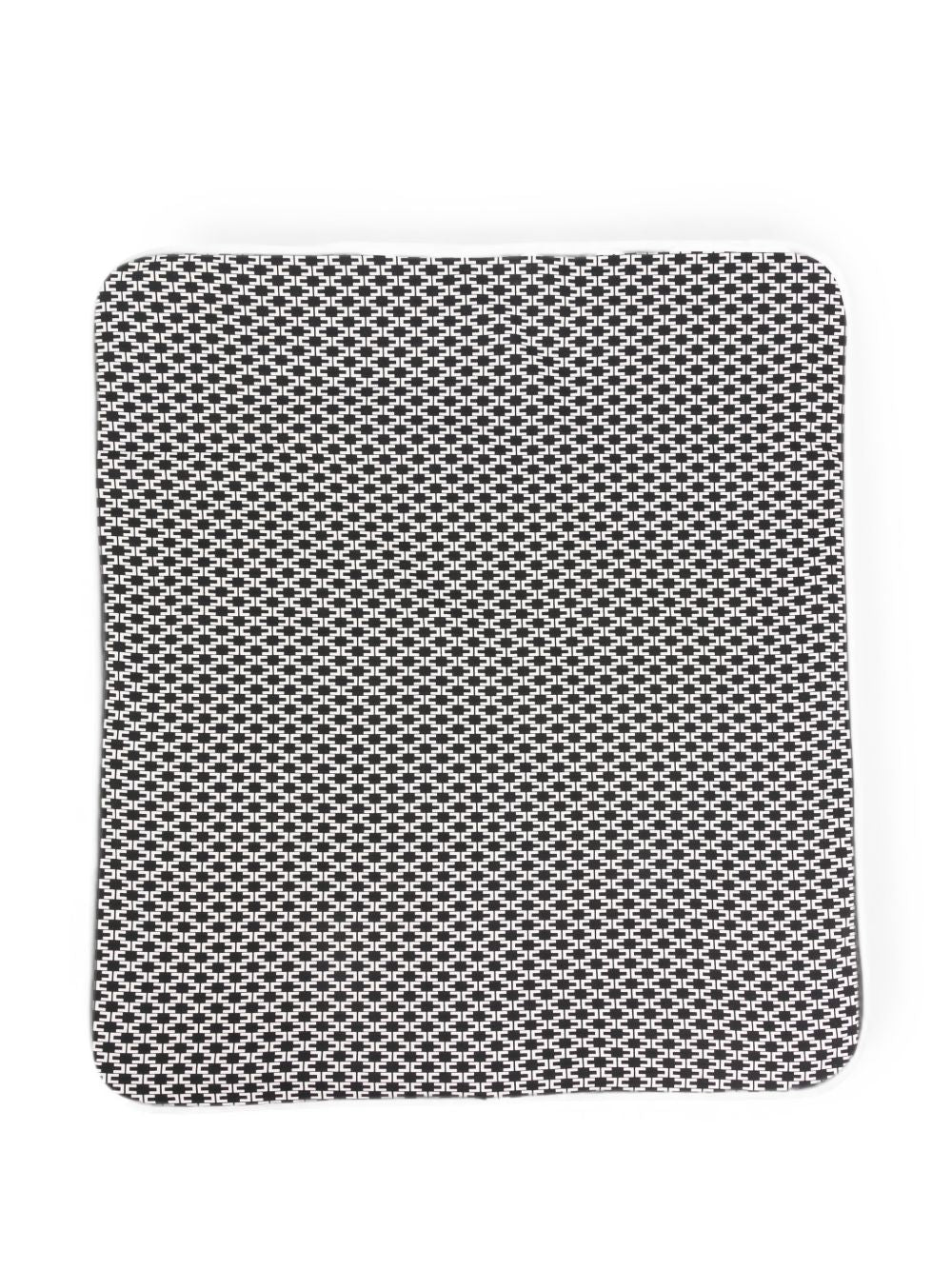 Coperta nera/bianca per neonata ENCO0960JF054 D772 Elisabetta Franchi Kids 