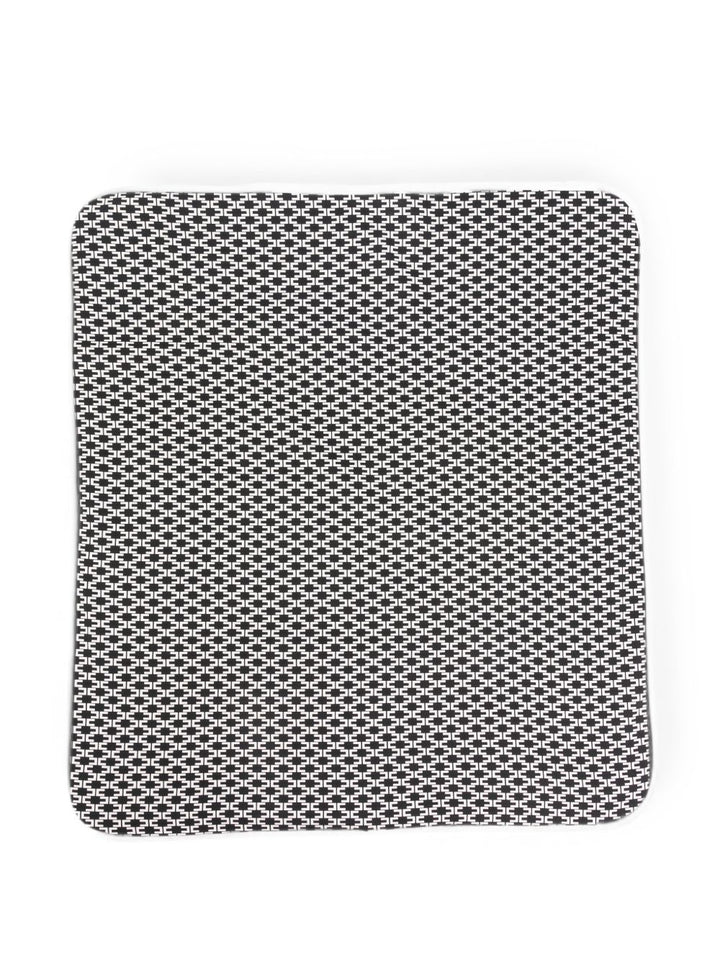 Coperta nera/bianca per neonata ENCO0960JF054 D772 Elisabetta Franchi Kids 