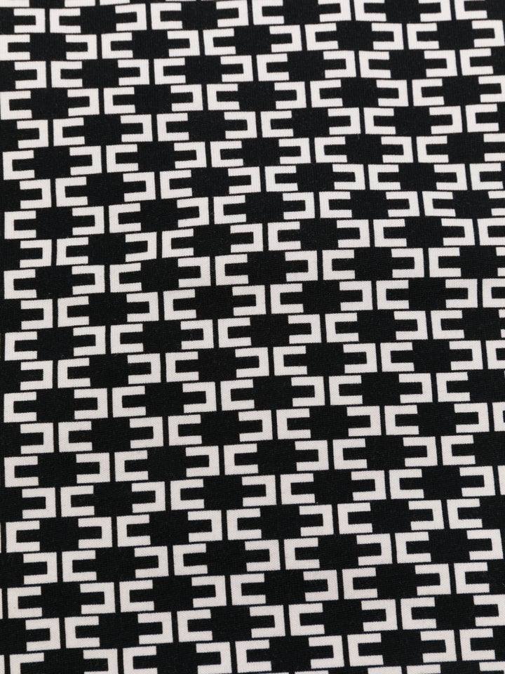 Coperta nera/bianca per neonata ENCO0960JF054 D772 Elisabetta Franchi Kids 