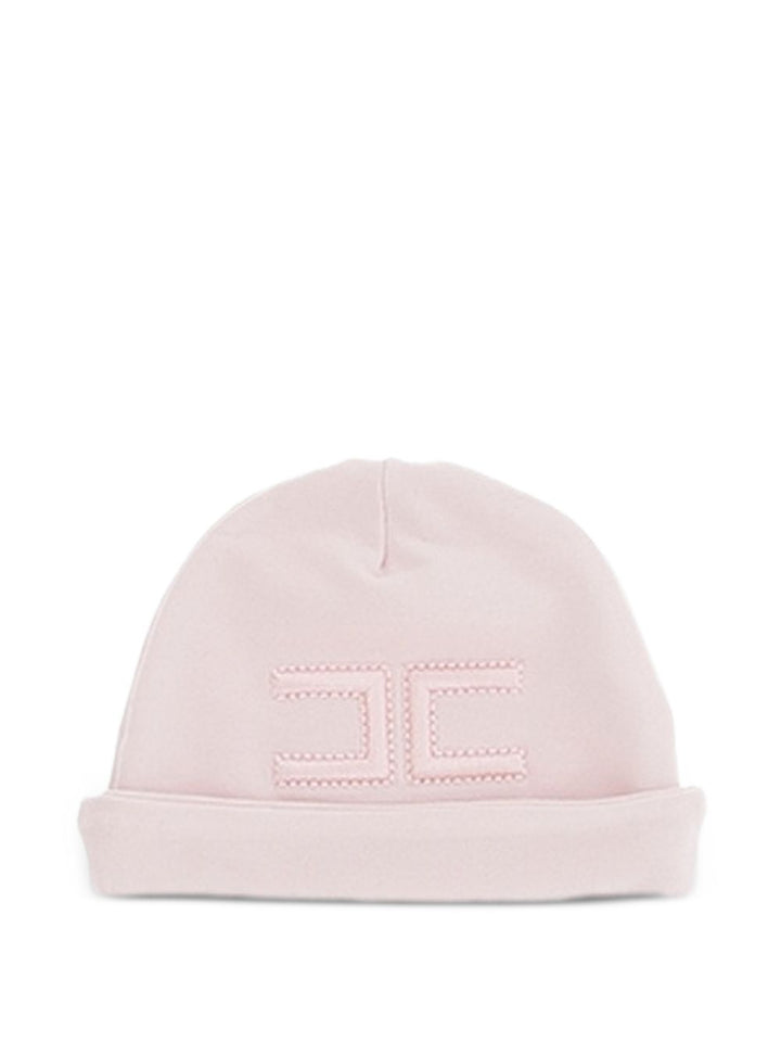 Cappello rosa per neonata ENCP0870FF002 C070 Elisabetta Franchi Kids 