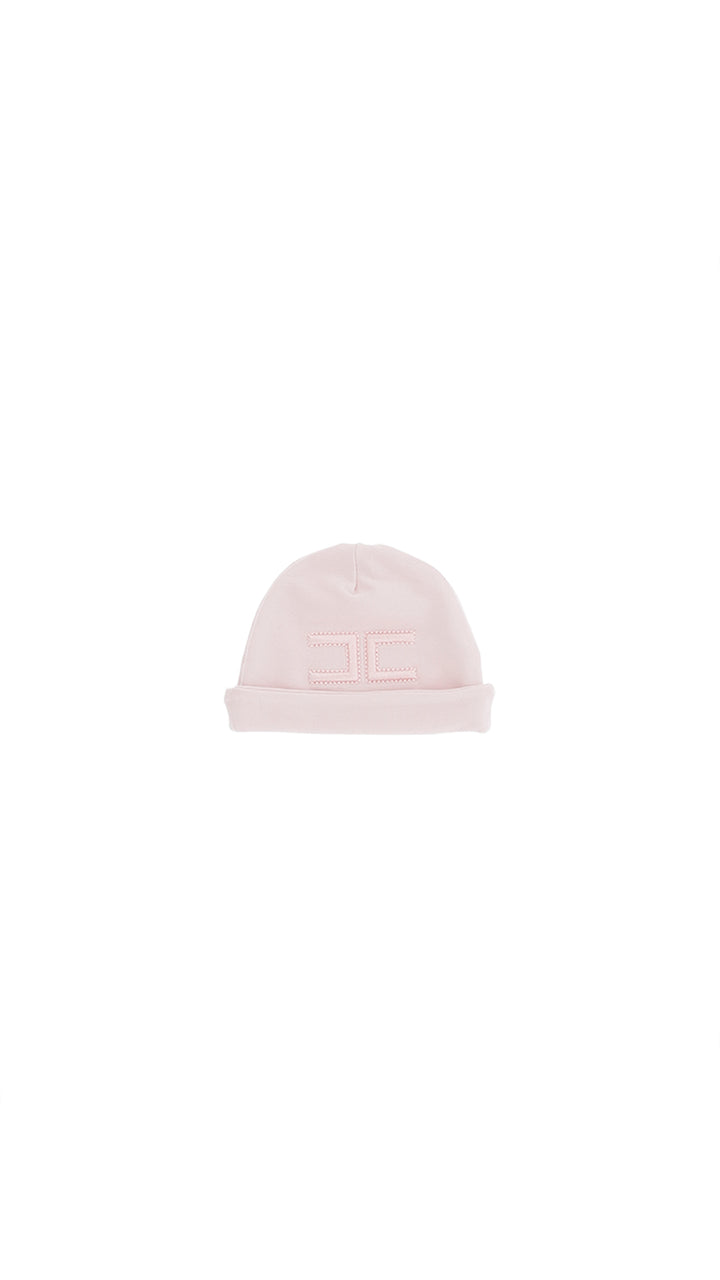 Cappello rosa per neonata ENCP0870FF002 C070 Elisabetta Franchi Kids 