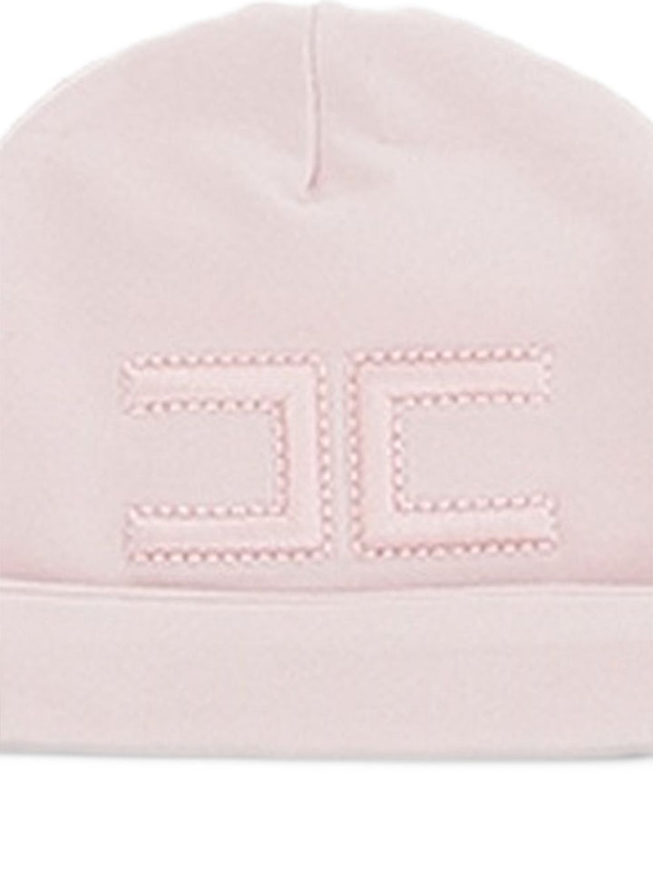 Cappello rosa per neonata ENCP0870FF002 C070 Elisabetta Franchi Kids 