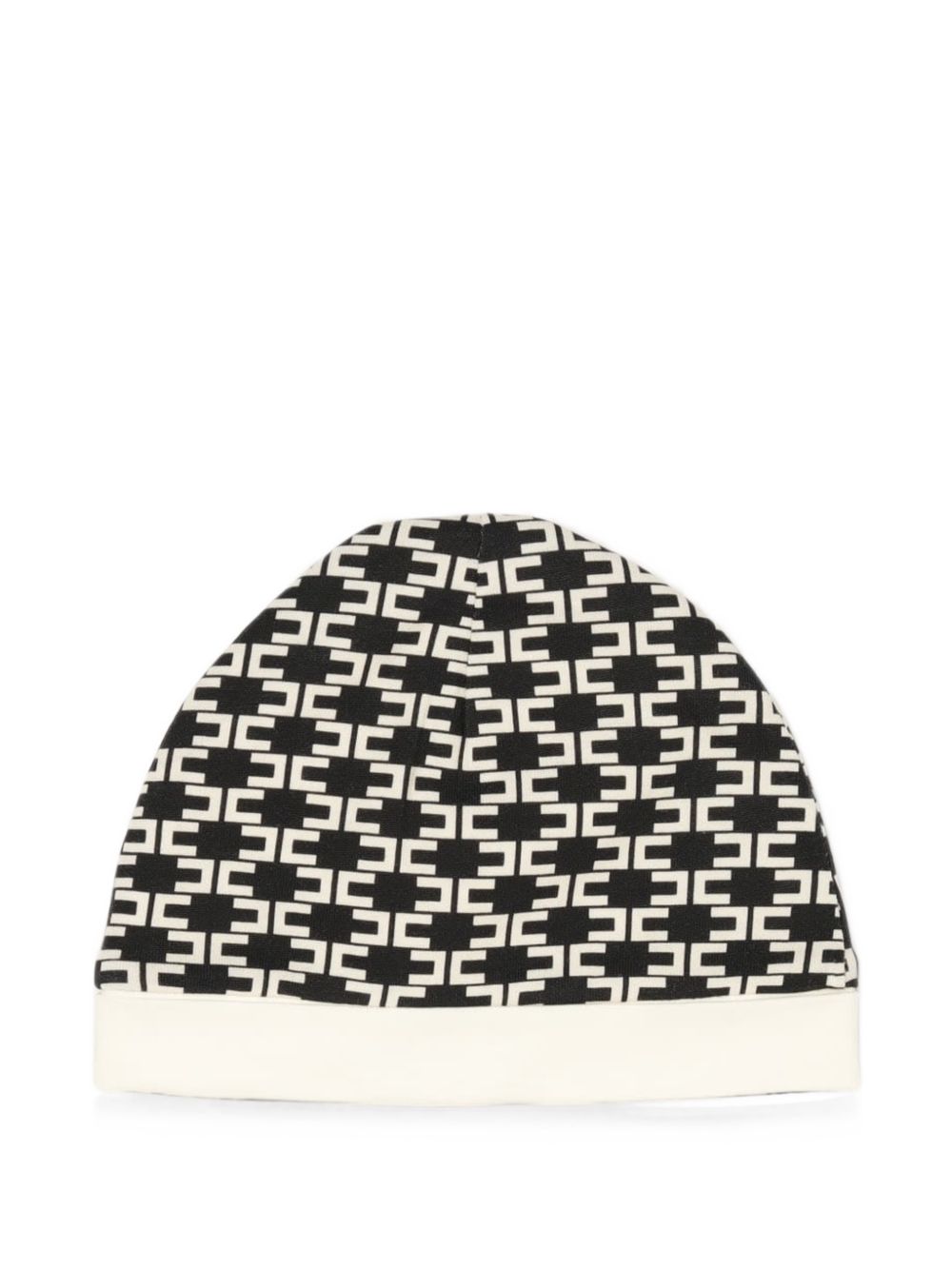 Cappello nero per neonata ENCP0940JF054 D772 Elisabetta Franchi Kids 