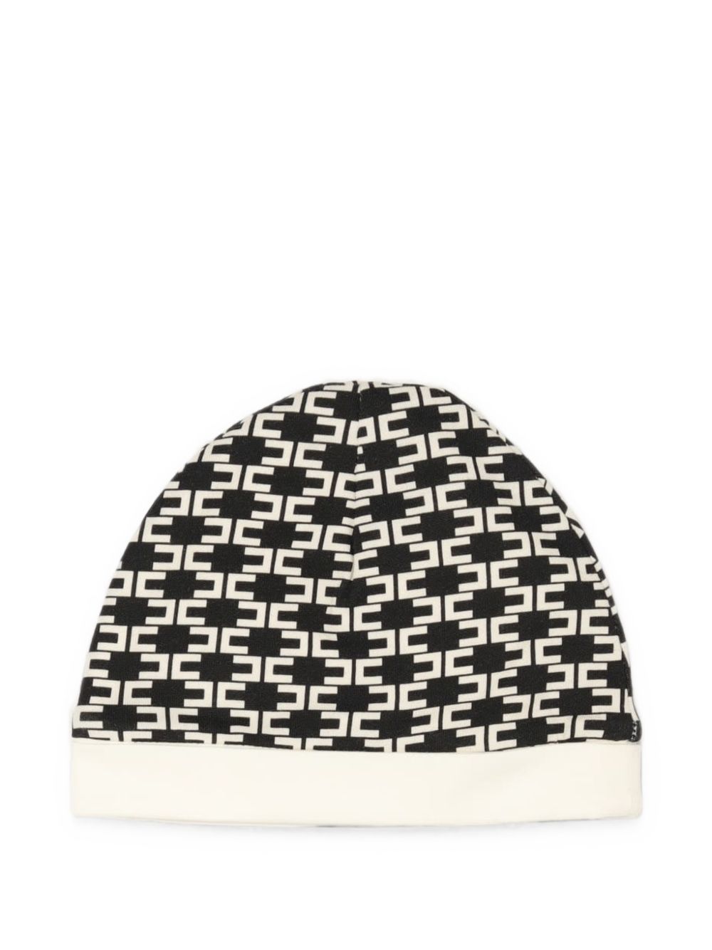 Cappello nero per neonata ENCP0940JF054 D772 Elisabetta Franchi Kids 