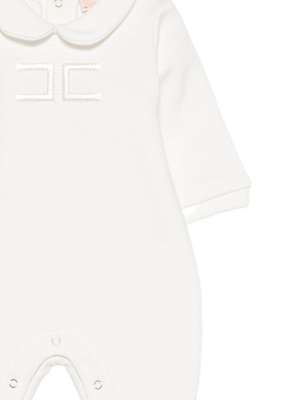 Tutina bianca per neonata ENTU1620FF002 0004 Elisabetta Franchi Kids 