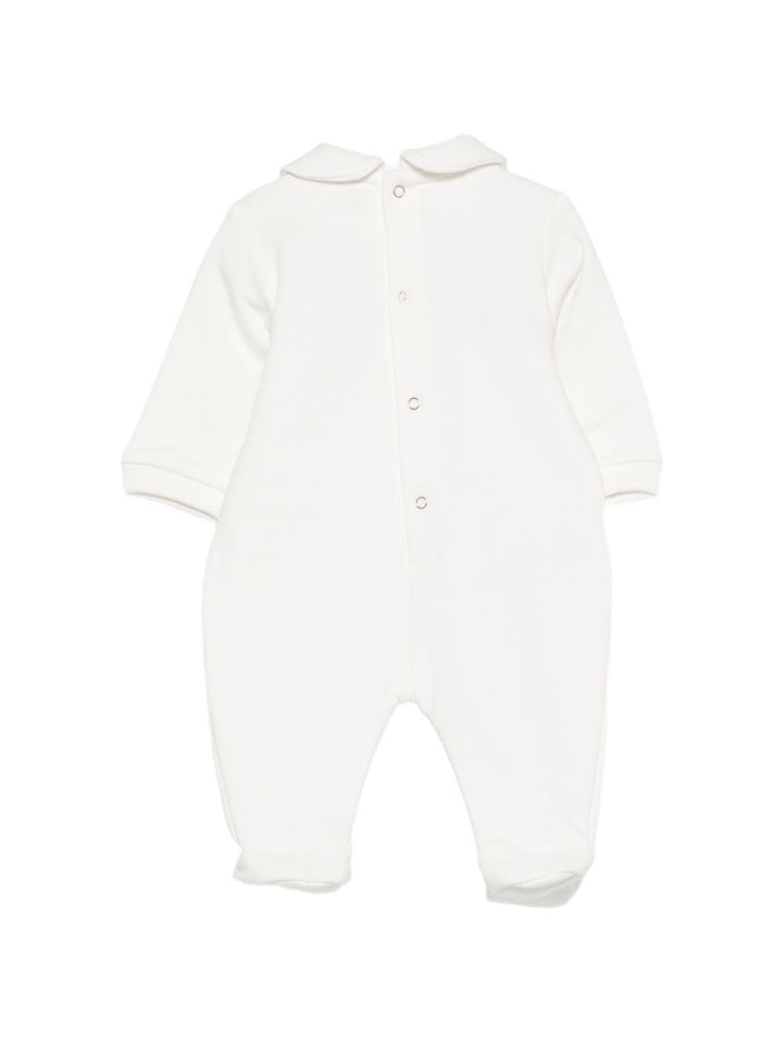 Tutina bianca per neonata ENTU1620FF002 0004 Elisabetta Franchi Kids 