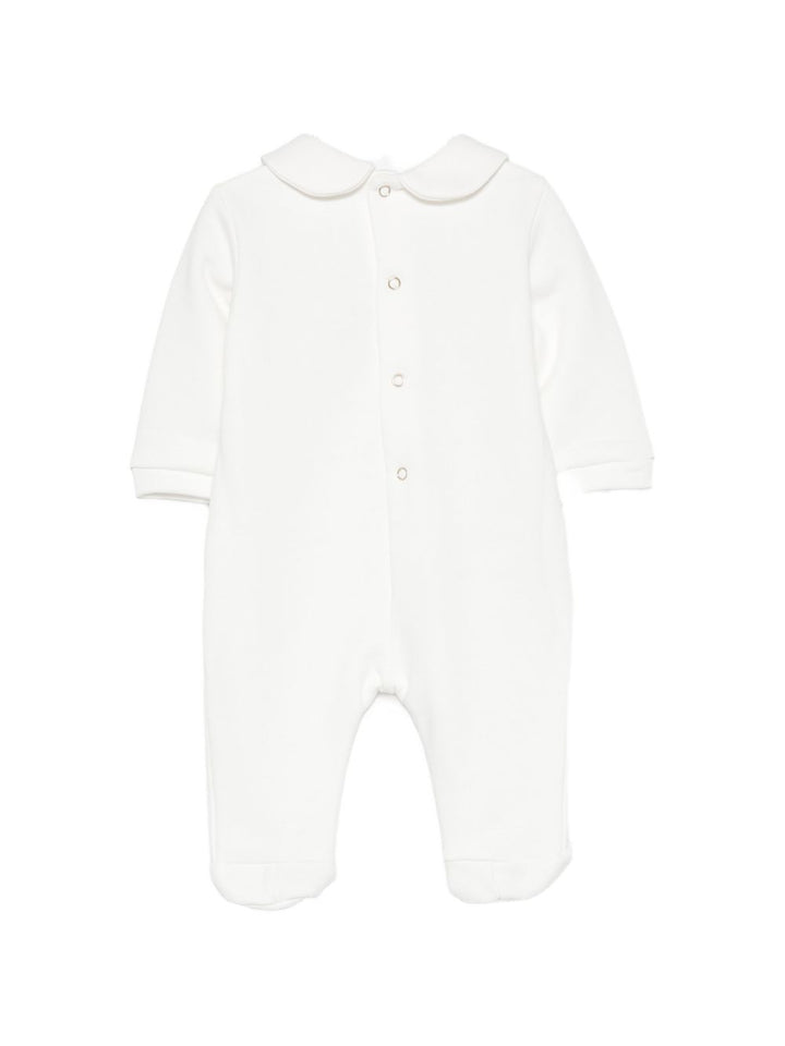 Tutina bianca per neonata ENTU1650FF002 0115 Elisabetta Franchi Kids 