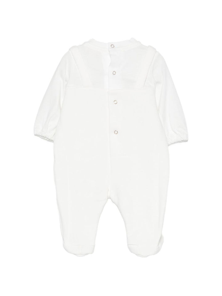 Tutina bianca per neonata ENTU1660FF002 0195 Elisabetta Franchi Kids 