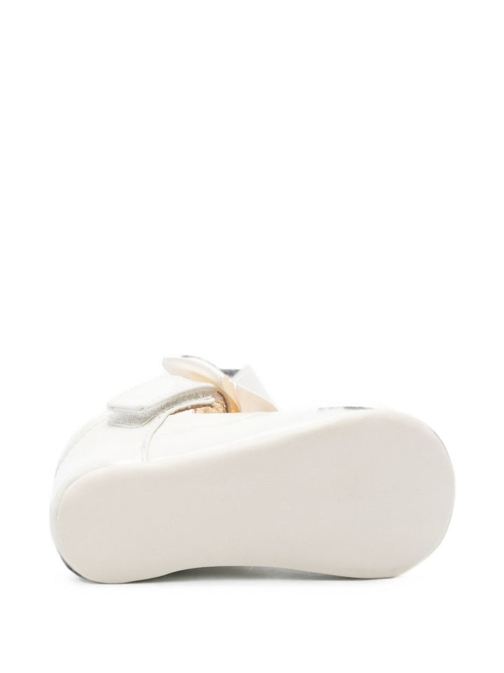 Ballerina bianca per neonata F0A3E06101855 138 Elisabetta Franchi Kids 