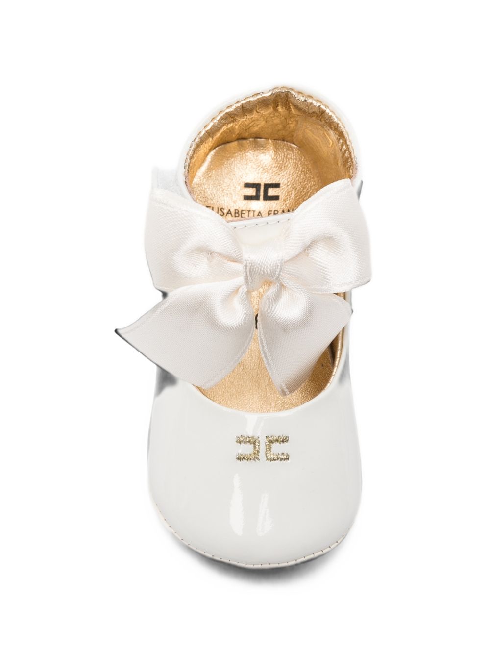 Ballerina bianca per neonata F0A3E06101855 138 Elisabetta Franchi Kids 