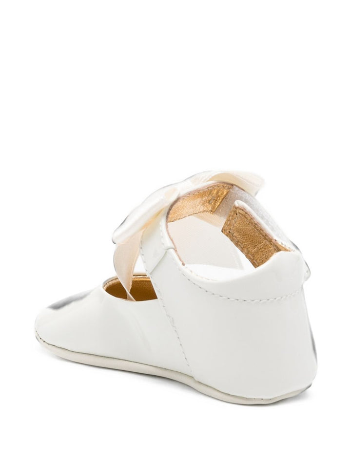 Ballerina bianca per neonata F0A3E06101855 138 Elisabetta Franchi Kids 