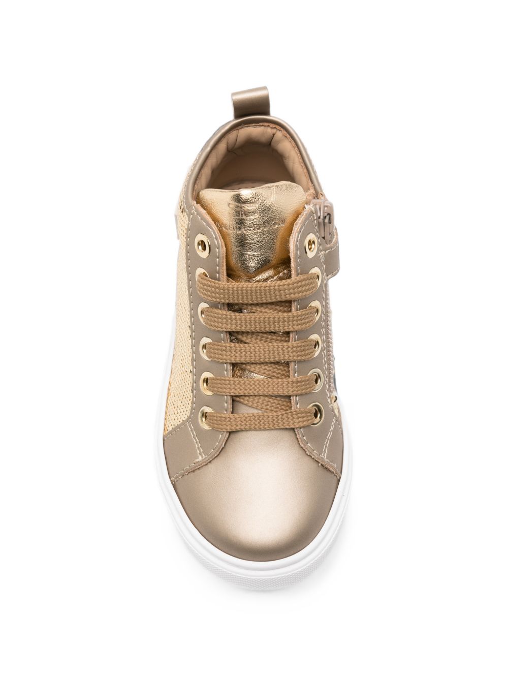 Sneakers oro per bambina F1A9E06610963 511 Elisabetta Franchi Kids 