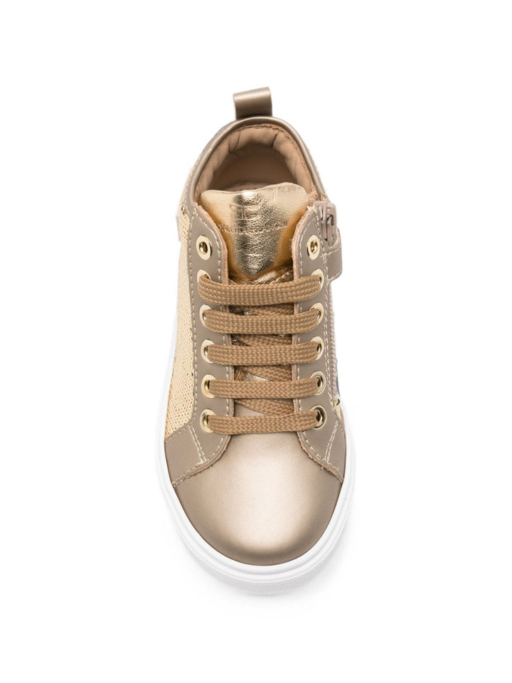 Sneakers oro per bambina F1A9E06610963 511 Elisabetta Franchi Kids 