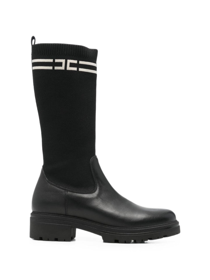 Stivali nera per bambina F4A6E07311316 999 Elisabetta Franchi Kids 