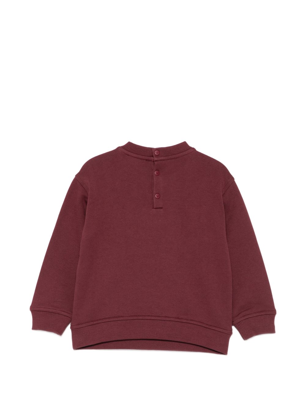 Felpa bordeaux per neonato EB001458AF26020 UA343 Emporio Armani Kids 