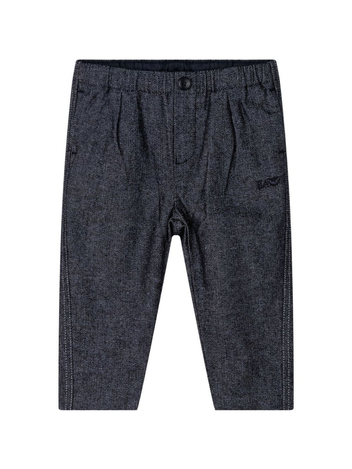 Pantalone blu per neonato EB001467AF25919 FB056 Emporio Armani Kids 