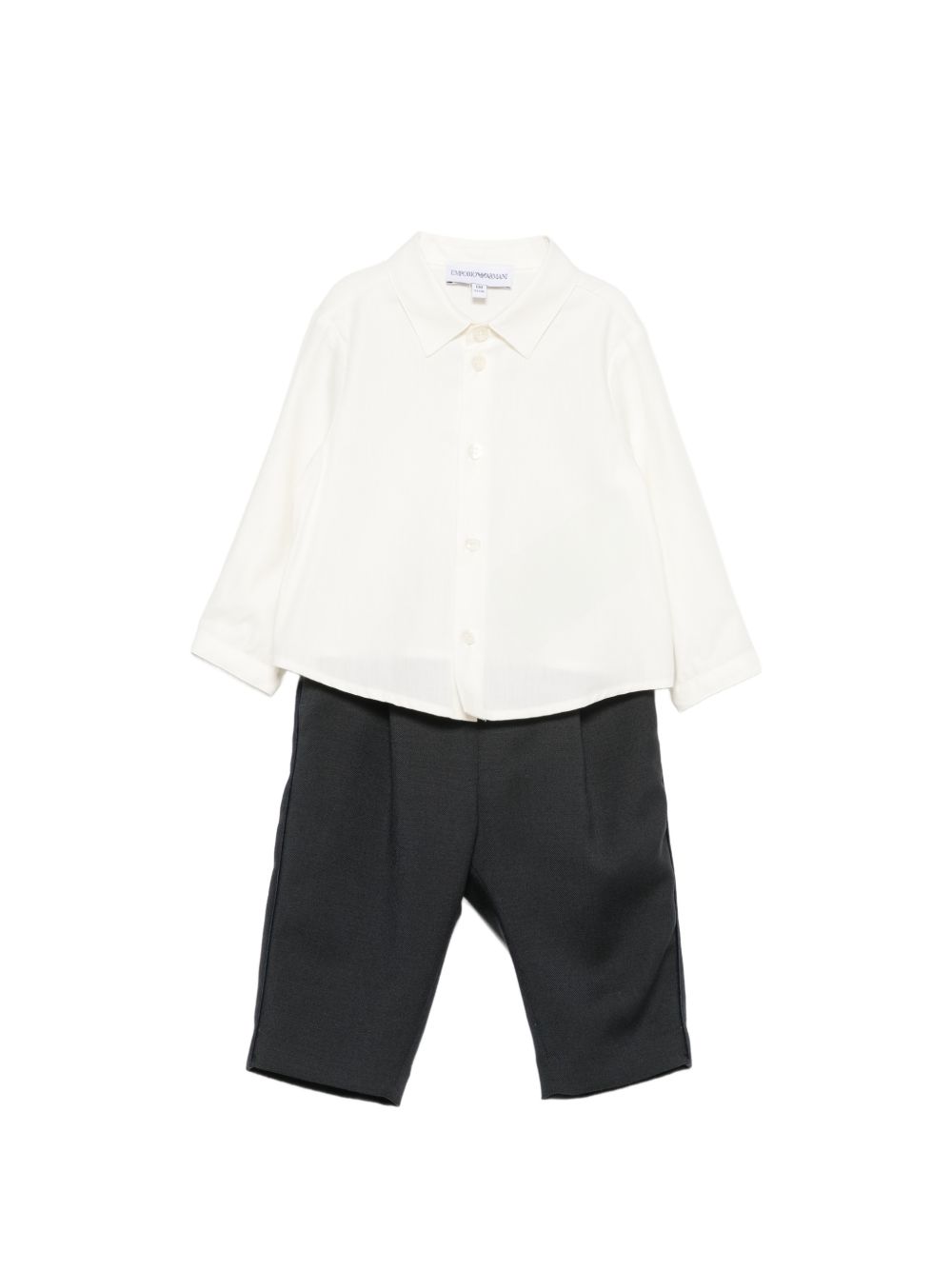 Completo elegante blu navy per neonato EB001566AF26061 UB109 Emporio Armani Kids 