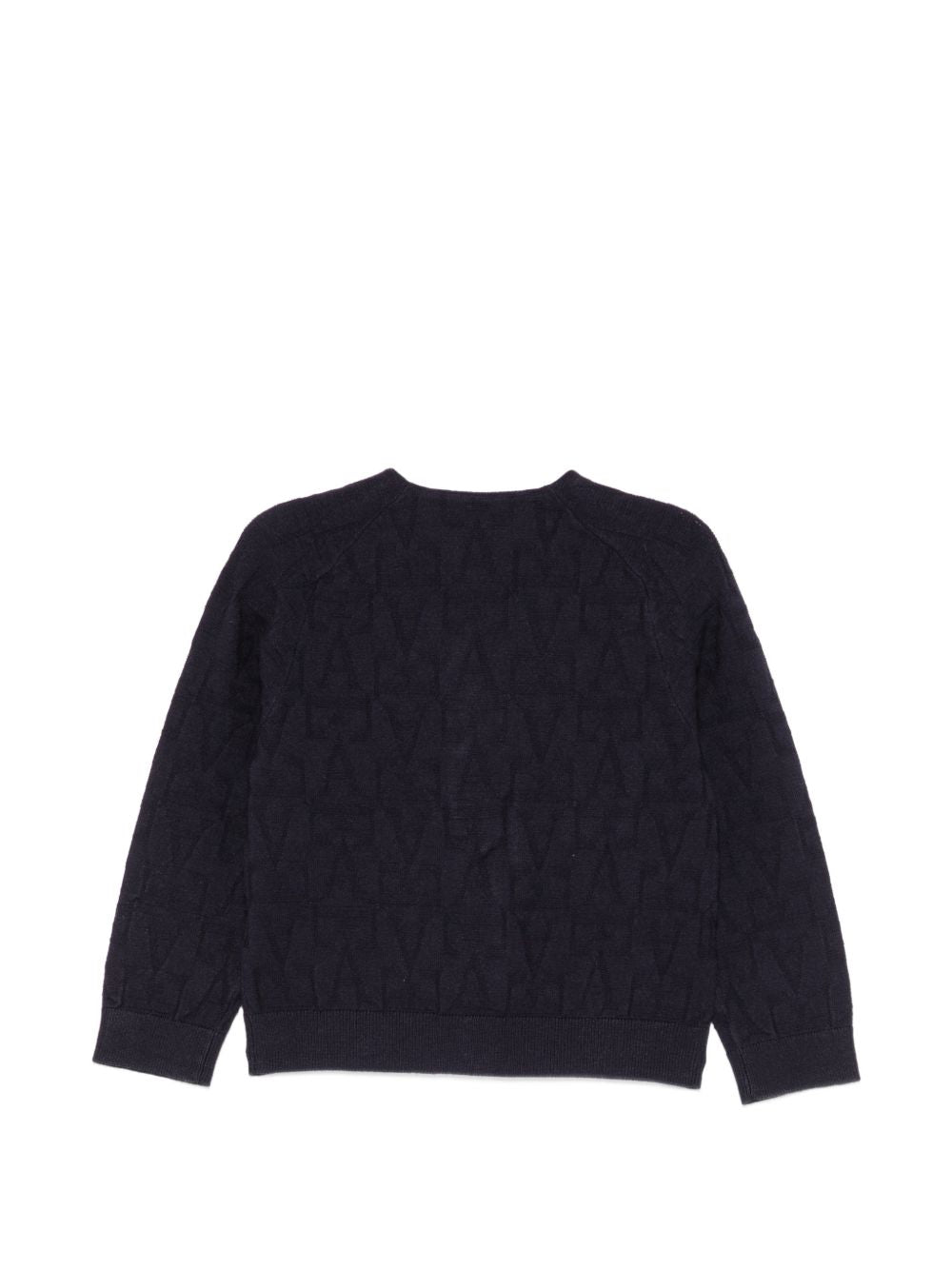 Cardigan blu navy per neonato EB001596AF27303 UB118 Emporio Armani Kids 