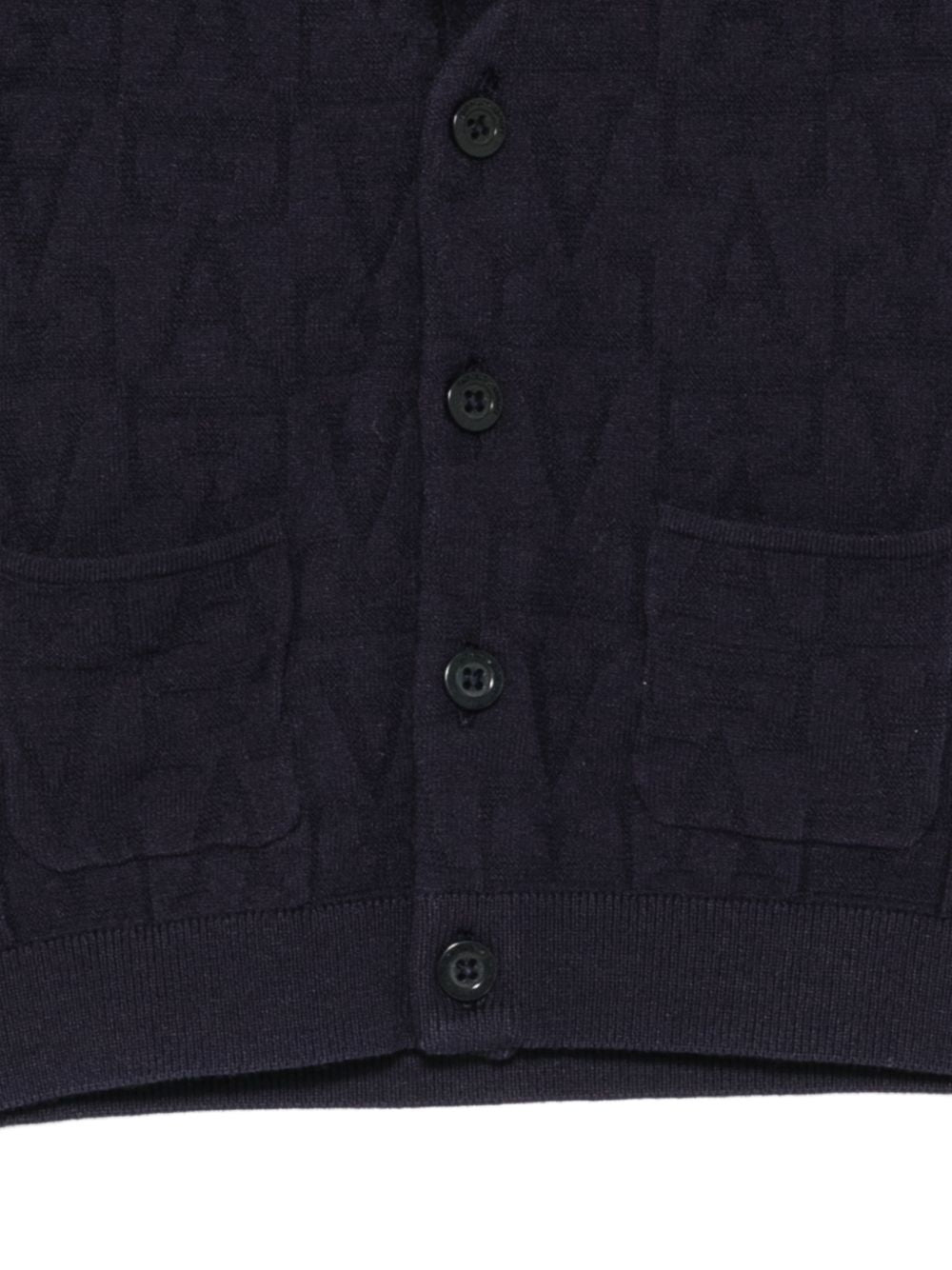 Cardigan blu navy per neonato EB001596AF27303 UB118 Emporio Armani Kids 