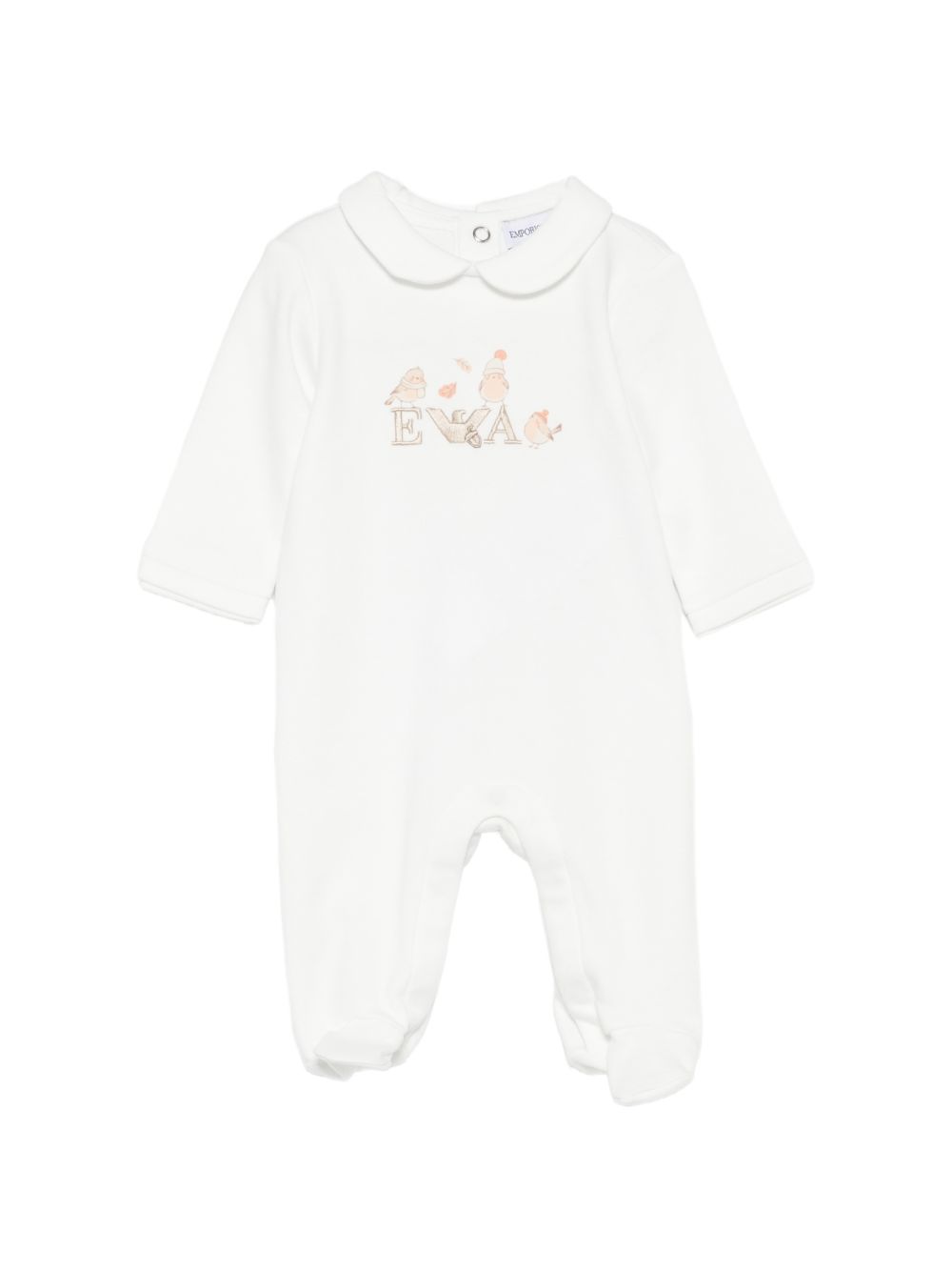 Tutina bianca per neonato EY000225AF26239 U0007 Emporio Armani Kids 