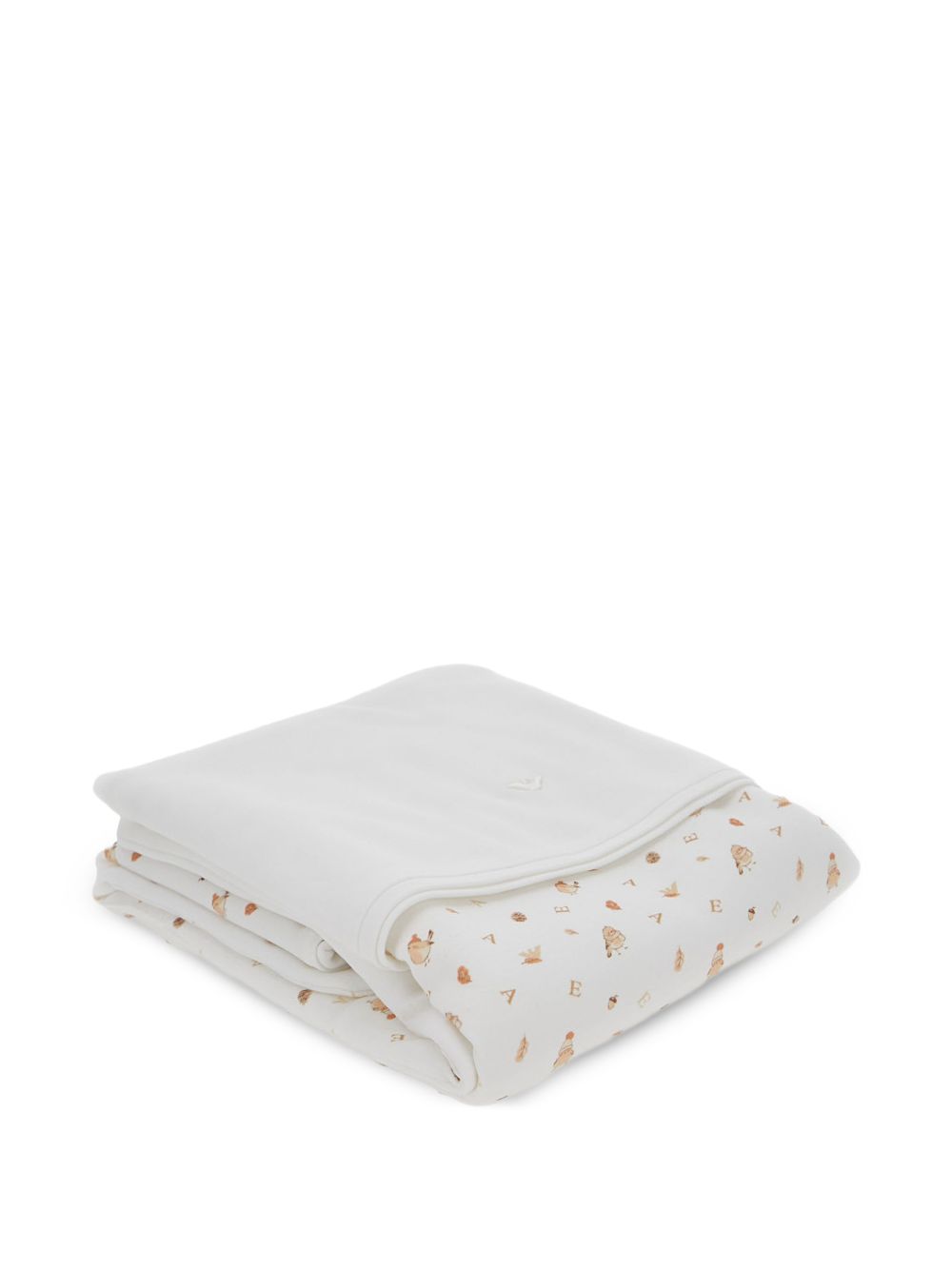 Coperta bianca per neonato EY000243AF25954 F1001 Emporio Armani Kids 
