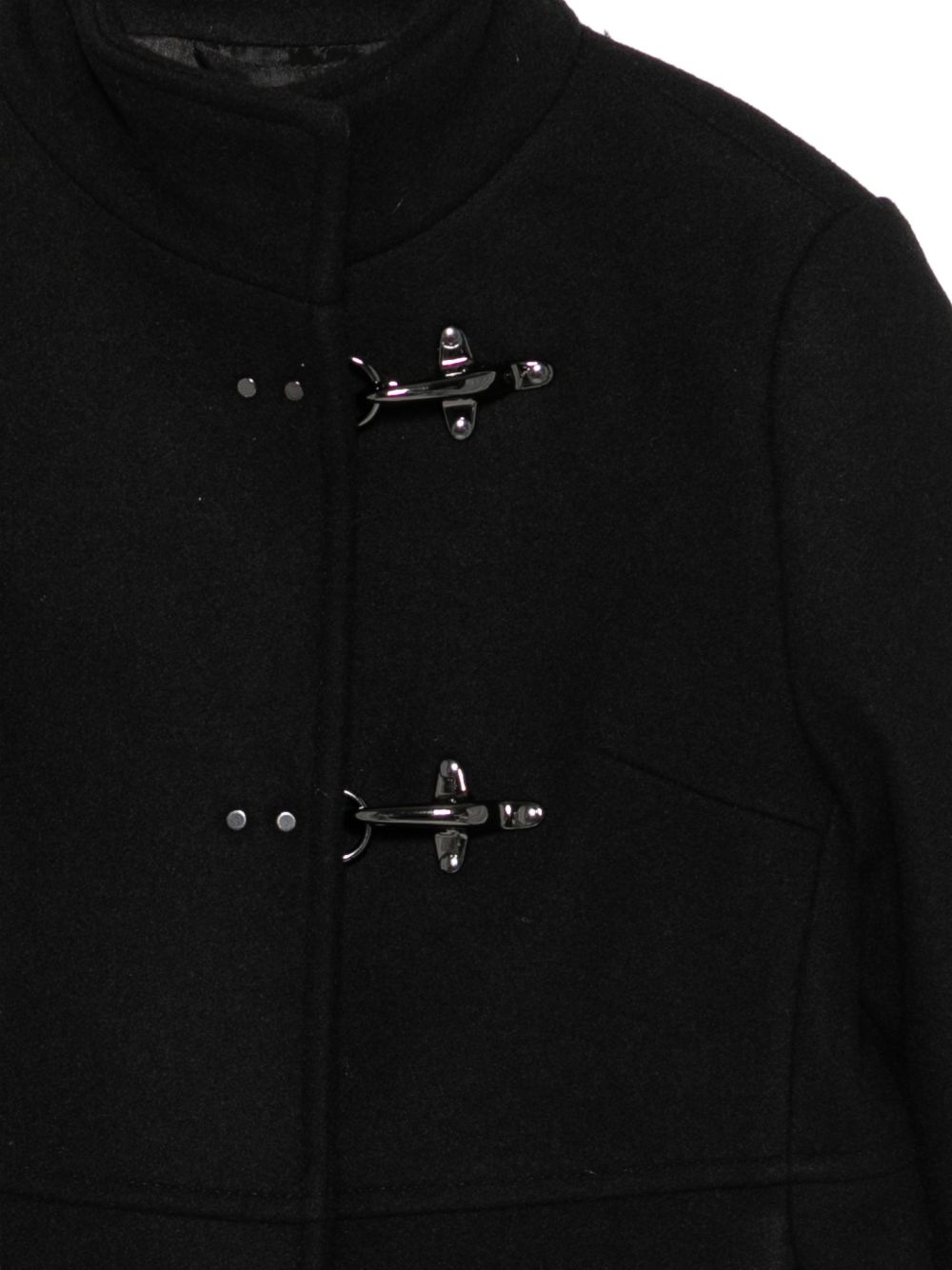 Cappotto nero per bambina FZ2A10E0259 930 Fay Kids 