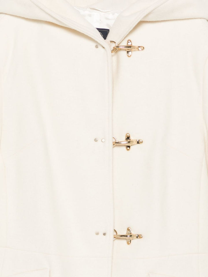 Cappotto melange bianco per bambina FZ2A40E0261 80C Fay Kids 