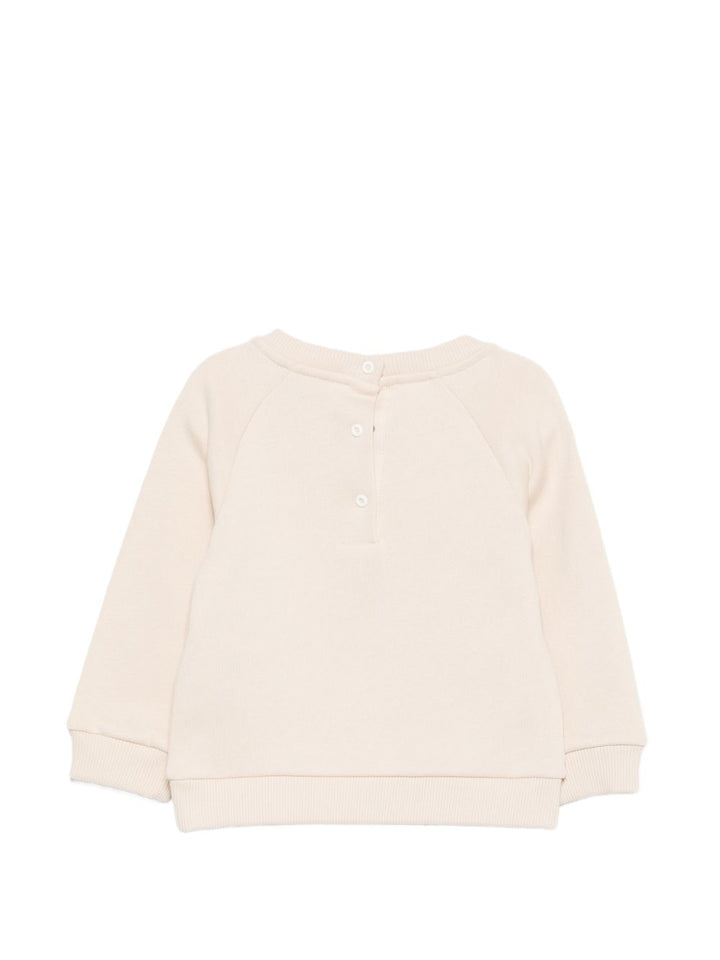 Felpa beige per neonato FZ4300Z3999 115 Fay Kids 