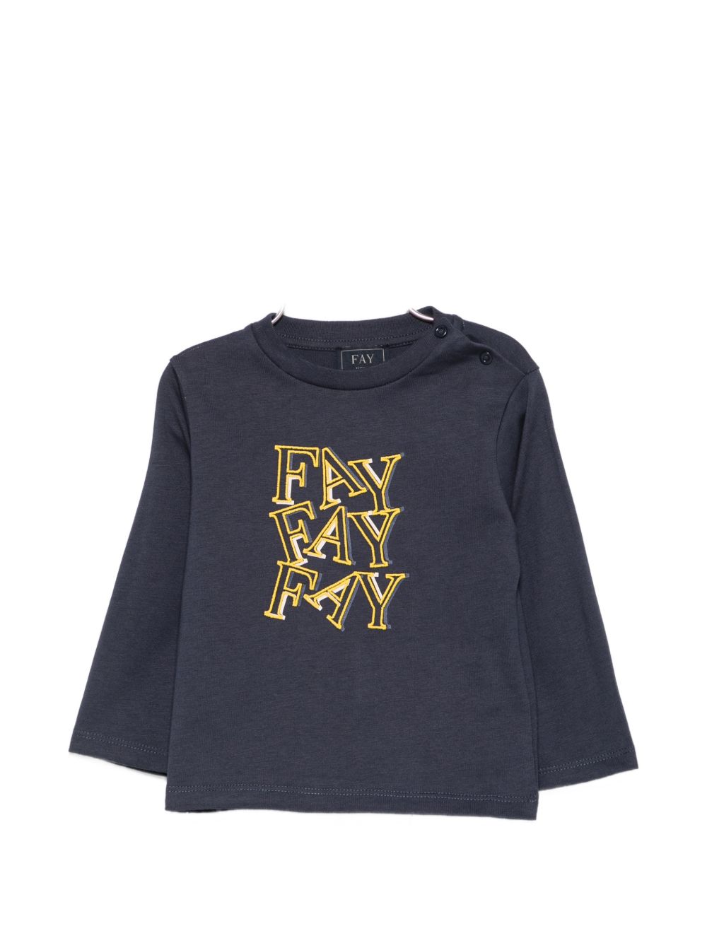 T-shirt blu per neonato FZ8310Z3708 617 Fay Kids 
