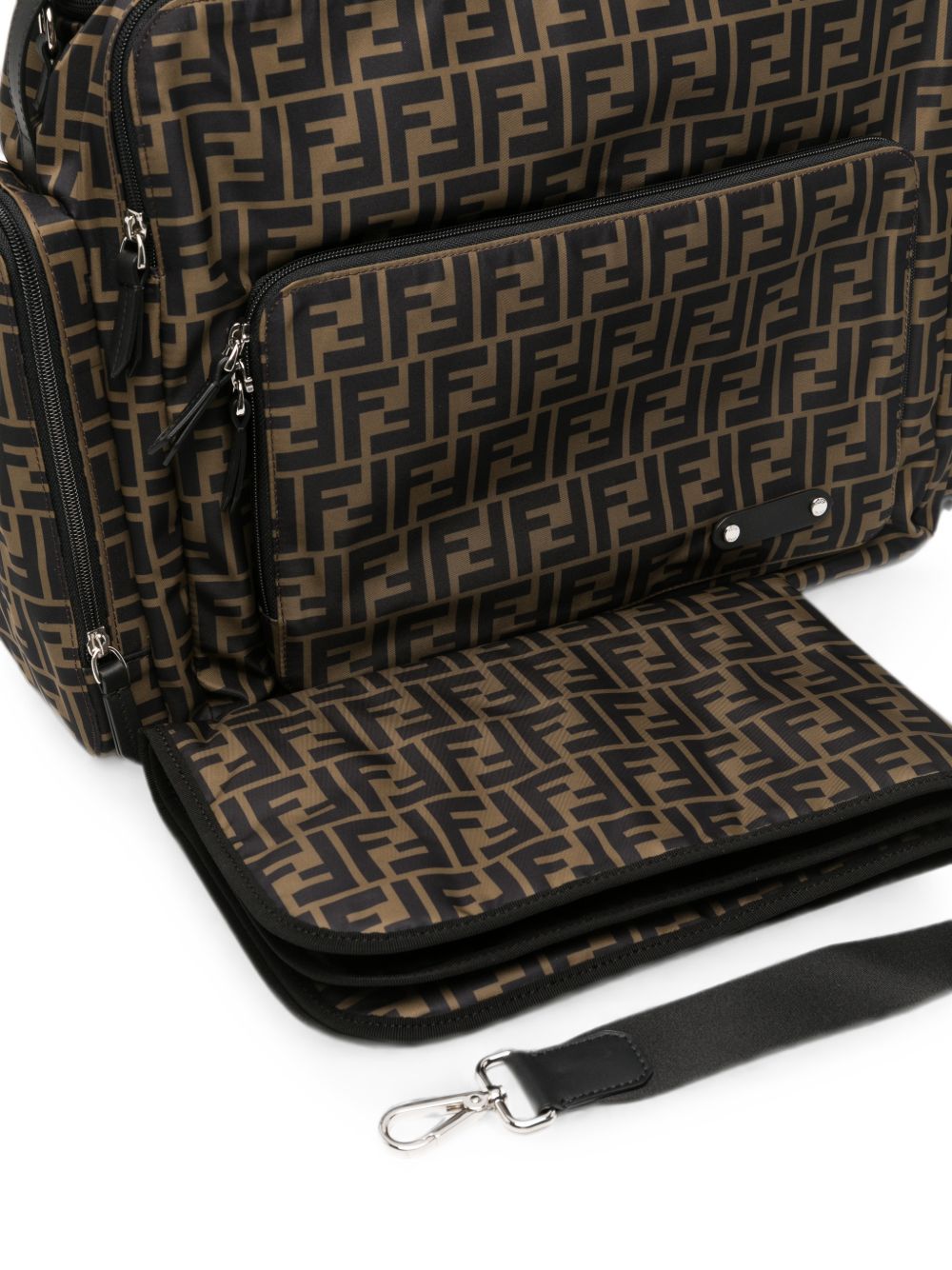 Borsa mamma marrone 7VB013ARDI F14TW Fendi Kids 