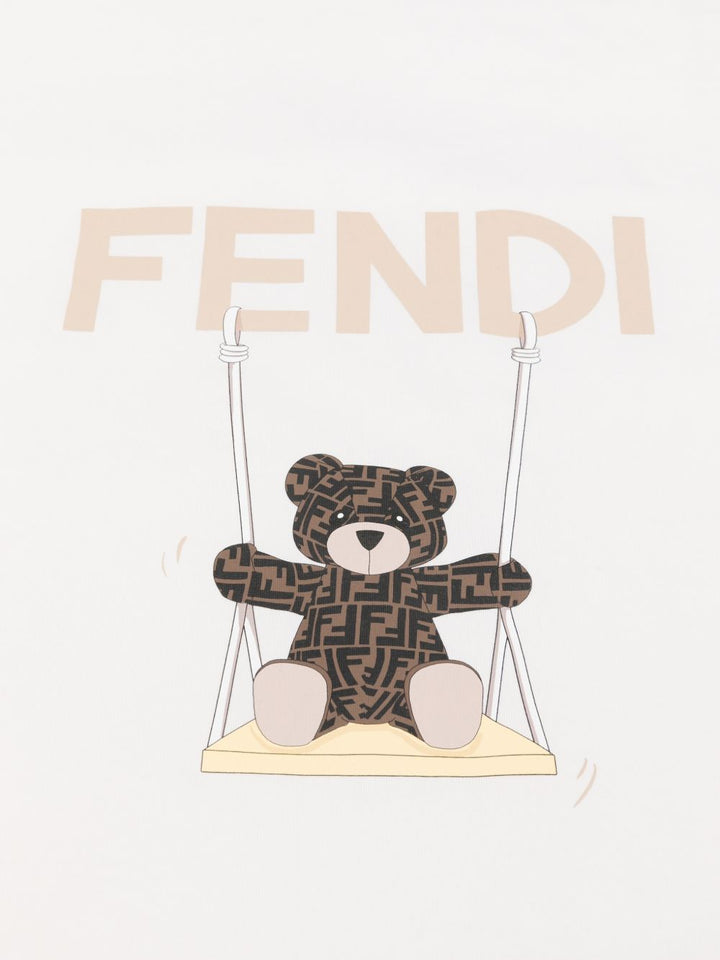 Coperta gesso per neonato BUJ339ST8 F0TU9 Fendi Kids 