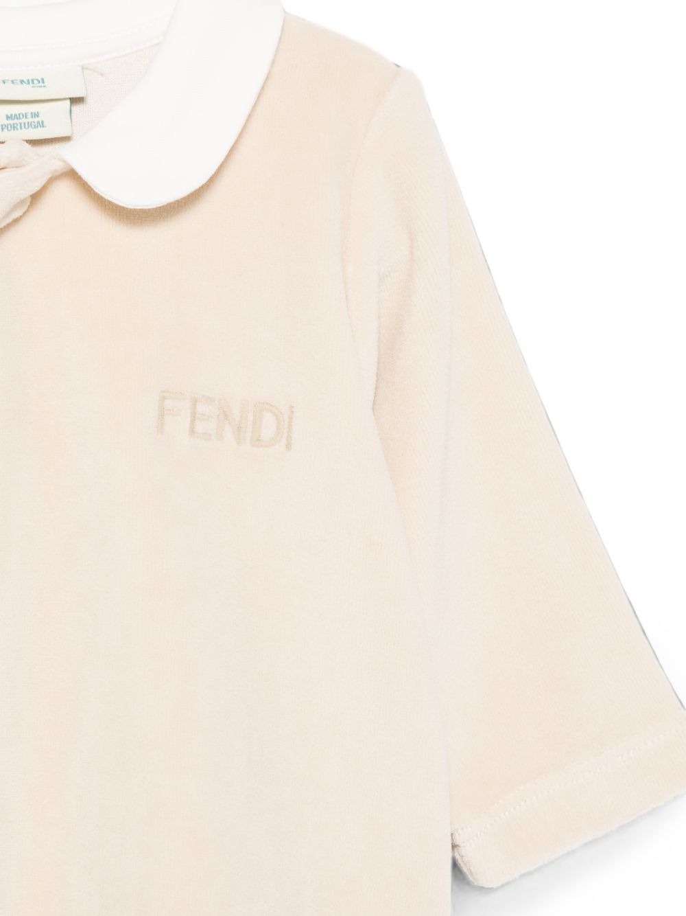 Tutina beige per neonato BUK166AQU6 F19J5 Fendi Kids 