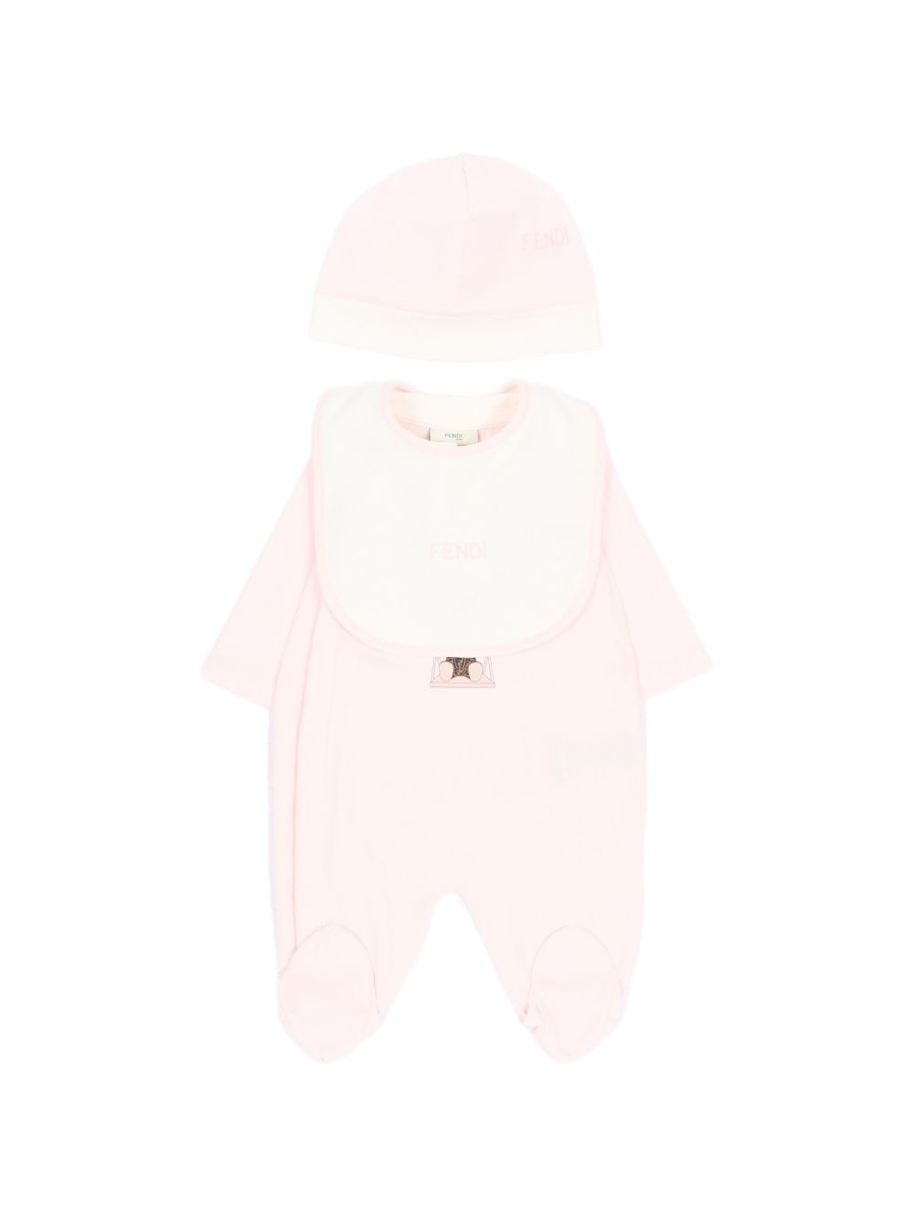 Tutina rosa per neonata BUK167ST8 F0C11 Fendi Kids 