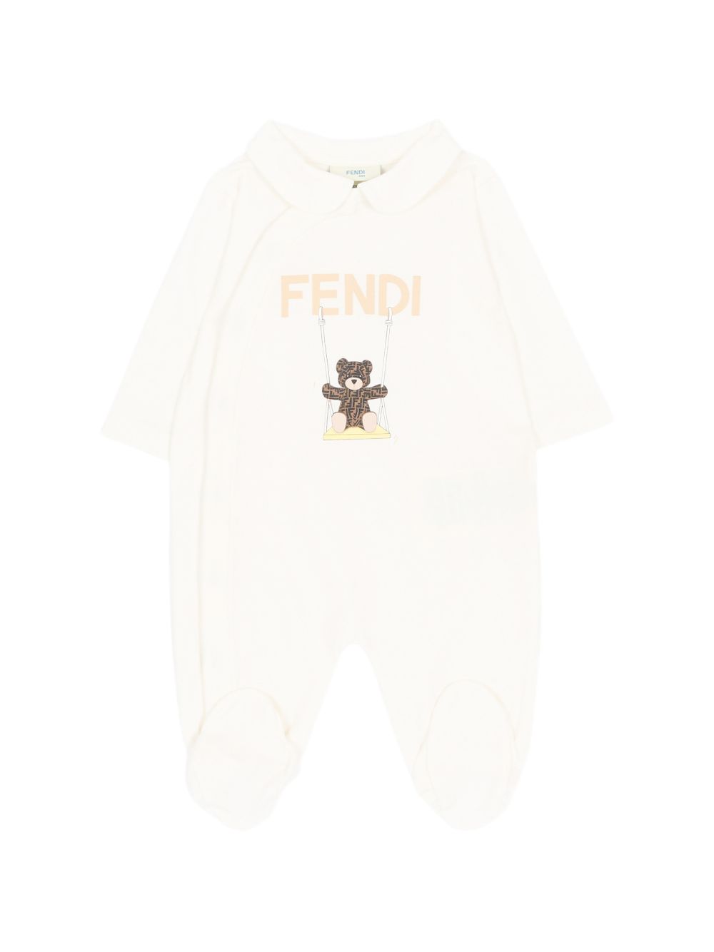 Tutina gesso per neonata BUK167ST8 F0TU9 Fendi Kids 