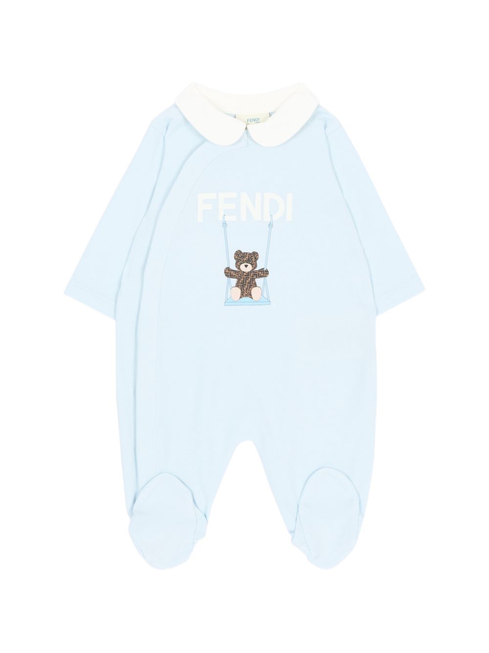 Tutina azzurra per neonato BUK167ST8 F19J4 Fendi Kids 