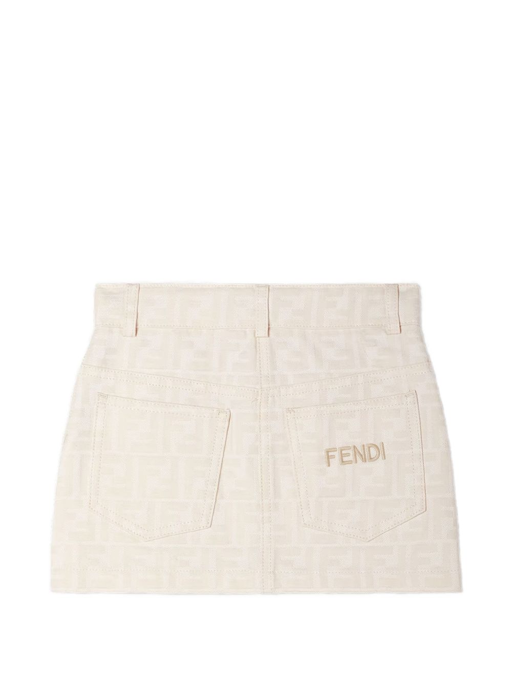 Gonna pietra per bambina JFE213AY8V F0XW5 Fendi Kids 