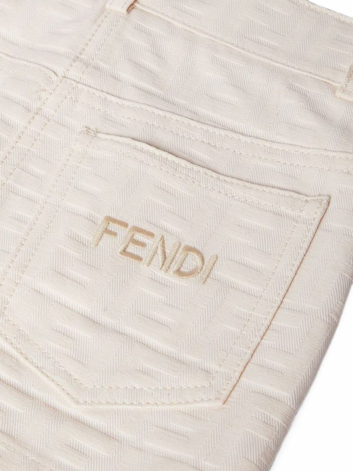 Gonna pietra per bambina JFE213AY8V F0XW5 Fendi Kids 
