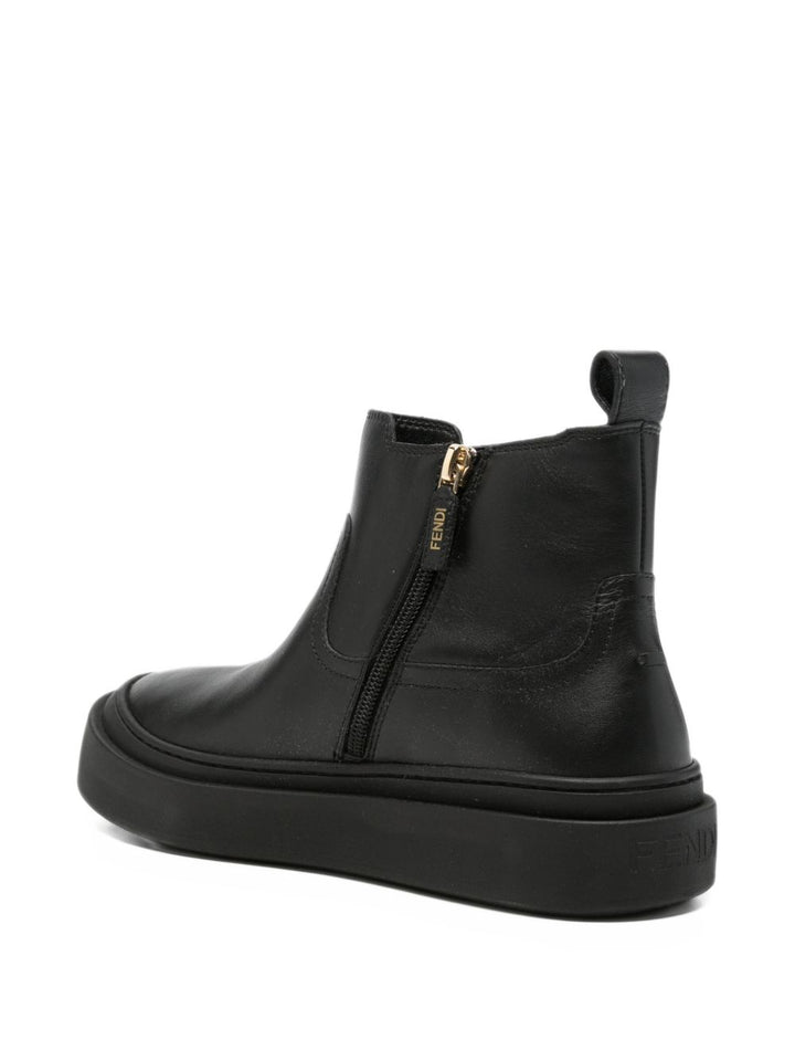 Stivali nere per bambina JMR582AY2T F0FGH Fendi Kids 