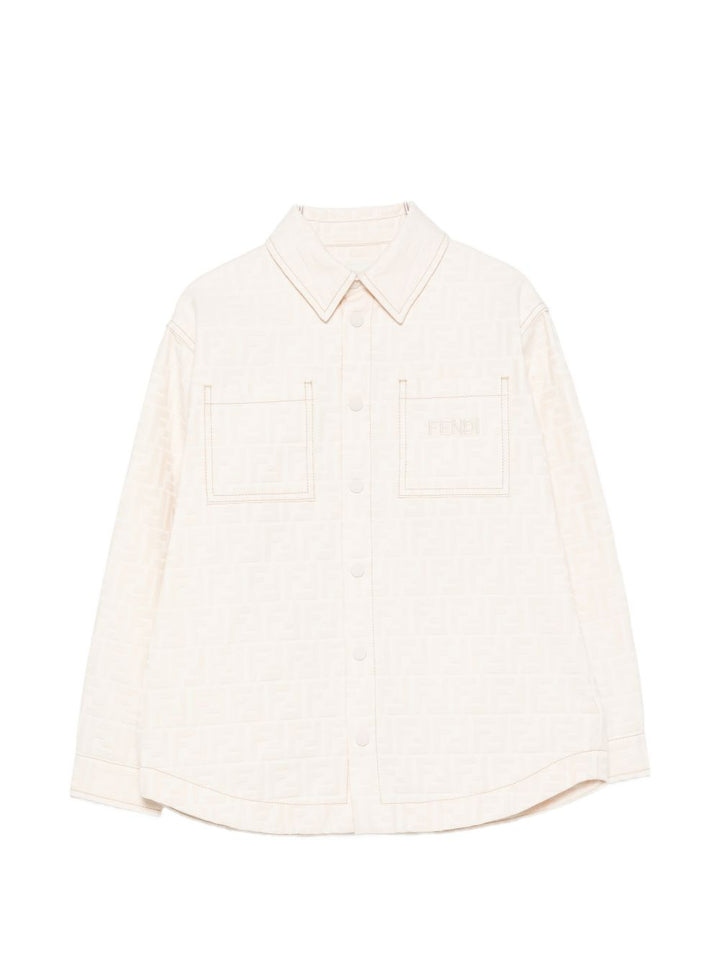Giacca pietra per bambino JUA280AY8V F0XW5 Fendi Kids 