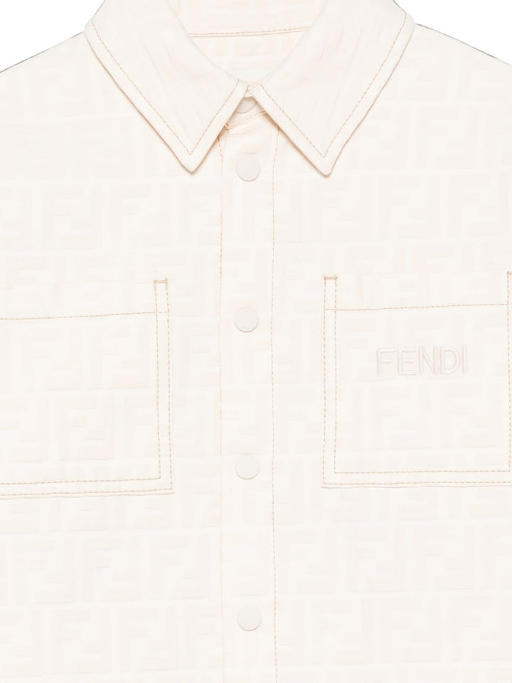 Giacca pietra per bambino JUA280AY8V F0XW5 Fendi Kids 